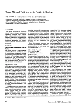 كتاب Trace Mineral Deficiencies in Cattle A Review pdf