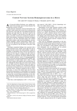 كتاب Central Nervous System Hemangiosarcoma in a Horse p 914 916 pdf