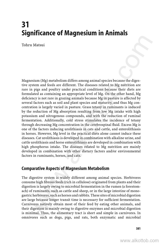 Significance of Magnesium in Animals.pdf