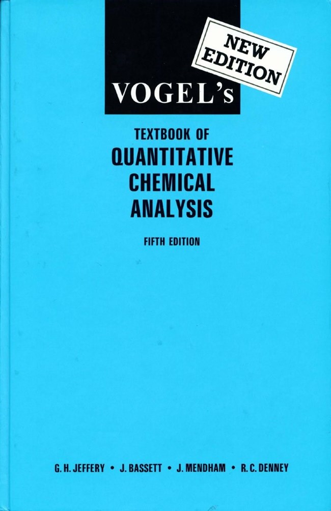      vogel quantitative chemical analysis 5th ed