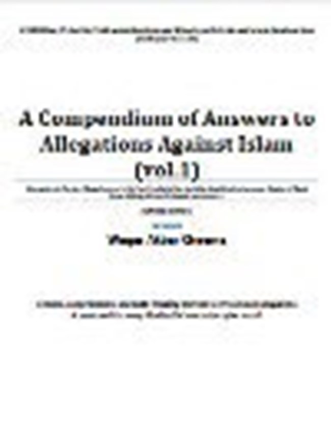 Compendium of Answers to Allegations Against Islam VOL 1.pdf