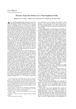 كتاب Platelet Function Defect in a Thoroughbred Filly p 359 362 pdf