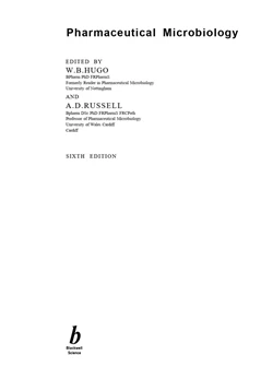 كتاب Pharmaceutical Microbiology 6th ed W Hugo A Russell Blackwell 1998 WW pdf