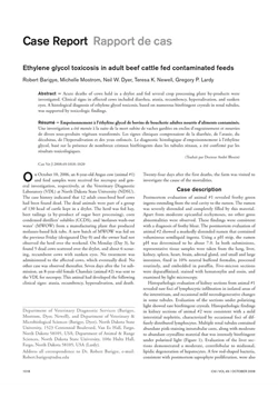 كتاب Ethylene glycol toxicosis in adult beef cattle fed contaminated feeds