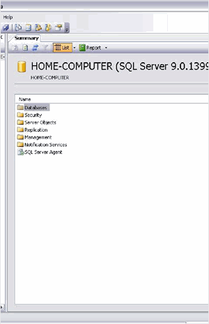 إنشاء قاعدة بيانات بال SQL Server 2005