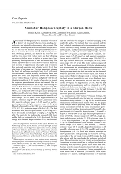 كتاب Semilobar Holoprosencephaly in a Morgan Horse p 367 372