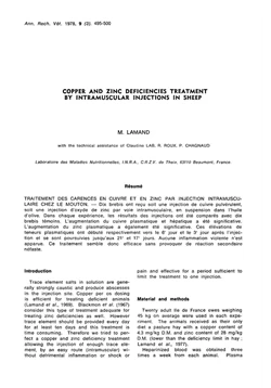 كتاب COPPER AND ZINC DEFICIENCIES TREATMENT pdf