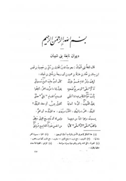 كتاب ديوان نابغة بني شيبان pdf