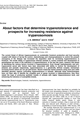 كتاب About factors that determine trypanotolerance and prospects for increasing resistance against trypanosomosis